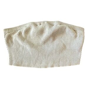Forever 21 Gray Ribbed Knit Top